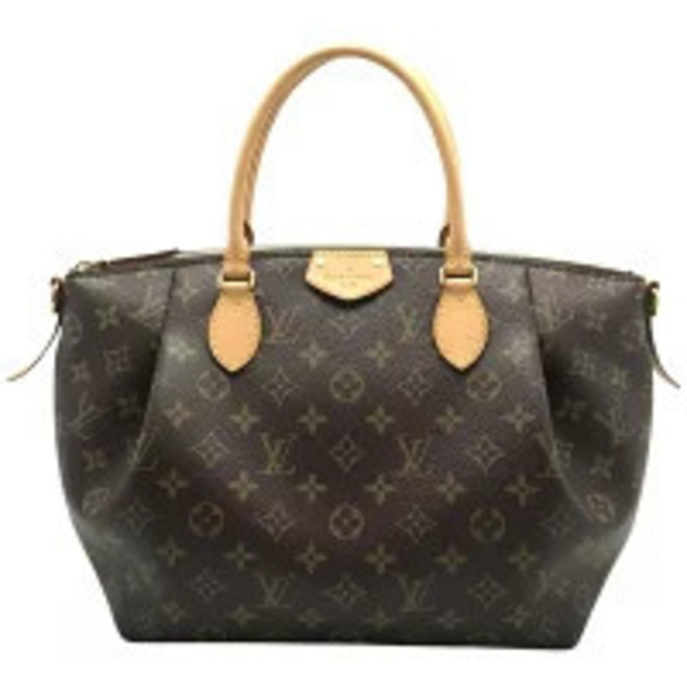 Louis Vuitton Crossbody Monogram Turenne Shoulder Bag Canvas Handbag Brown